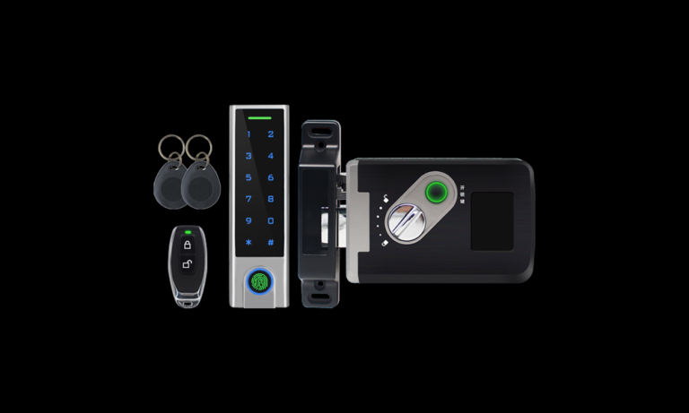 Rolling Code Wireless DIY Door Lock Kit with Remotes